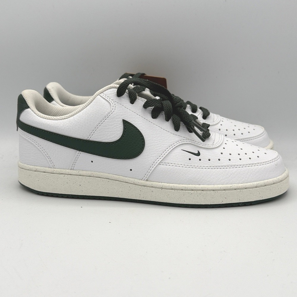 Nike Court Vision Low NN Shoes Womens 9.5 White Vintage Green FV9952-101